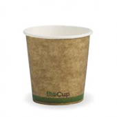 BioPak KraftLook Green Stripe 120Ml 4Oz Cup 50 Pack