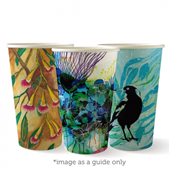 BioPak Art Series Cup 510Ml 16Oz 50 Pack Fits Large Lids