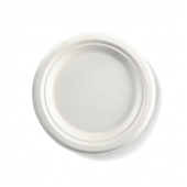 BioPak 23Cm 9 Round Plate 125 Pack White