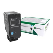 Lexmark 74C6HC0 HY Cyan Toner