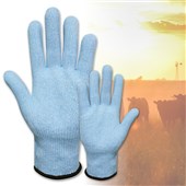 Bastion Cut 5 Liner Gloves 13g Blue Small Size 7 Pair