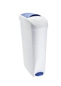 Aspire Sanitary Bin With Foot Pedal 18L White