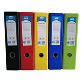Aspire Lever Arch File Pvc 75Mm BlackBlueRedYellowGreen A4