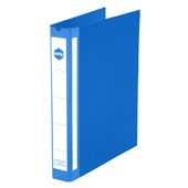 Marbig Ring Binder Deluxe A4 3D Ring 25mm Blue Sold as Each 6 in a Box
