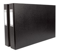 Bantex Binder Landscape A3 4D Ring 38mm Black Sold as Each 6 in a Box