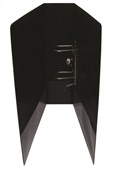 Marbig Lever Arch File Clearview A4 Black Sold as Each 10 in a Box