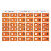 Avery Colour Coding Labels O Side Tab Orange 180 Pack