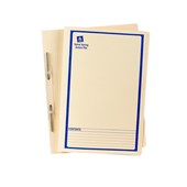 Avery Spring Action File Buff with Blue Print 25 Pack