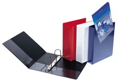Bantex Insert Binder A4 3D Ring 65mm Black 10 per Box