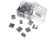 Carl Mori Clip MC52 Small Chrome Silver 50 Box