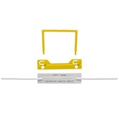 Avery File Fastener Tubeclip Yellow 100 Pack