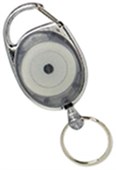 Rexel Key Holder Retractable Cord Snap Lock Charcoal