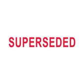 Shiny Stamp SEN1972 Pre Inked Superseded Red