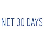 Shiny Stamp Pre Inked NET 30 DAYS Blue