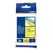 Brother TZe631 Labelling Tape 12mm Black on Yellow