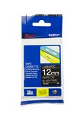 Brother TZe335 Labelling Tape 12mm White on Black
