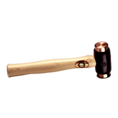 Thor 25MM Face Wood Handle 425G Copper Hammer