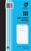 Olympic 633 Delivery Duplicate Book Blue Sold as Each 10 in a Pack