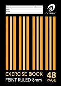 Olympic Short Exercise Book 48 Pages Orange Sold as Each 20 in a Pack