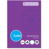 Tudor Olympic Grid Book 10mm Grid A4 96 Page Sold as Each 10 in a Pack