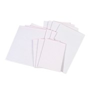 Olympic Lined Pad Lined 100 Leaf A5 White Sold as Each 10 in a Pack