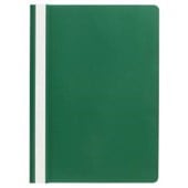 Marbig Economy Flat File A4 Green Clear Cover Sold as Each 10 in a Pack