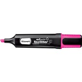 Luxor ECOTextliter Highlighter Pink Sold as Each 12 in a Box