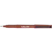 Artline 200 Fineliner Pen Brown Sold as Each 12 in a Box