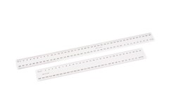 Marbig Ruler Plastic 30cm Clear