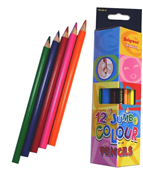 Belgrave Triangle Jumbo Coloured Pencils Pack 12