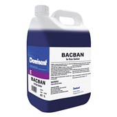 Dominant No Rinse Sanitiser Bacban Bottle 5L
