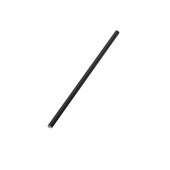 Go Bio Regular Paper Biodegradable Compostable PLA Straws Black Carton 2500