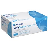 Medicom Gloves Vinyl PF Smart Fit X Large Pack 100 Sold as Each 10 in a Box