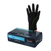 Bastion Nitrile Powder Free Black Disposable Large Pack 100 Sold as Each 10 in a Box