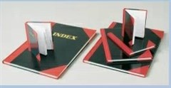 Collins Notebook A5 Black and Red 200lf