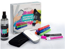 Visionchart Whiteboard Starter Kit Markers Cleaner Eraser
